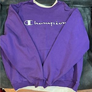 Champion Purple XL Sweatshirt
